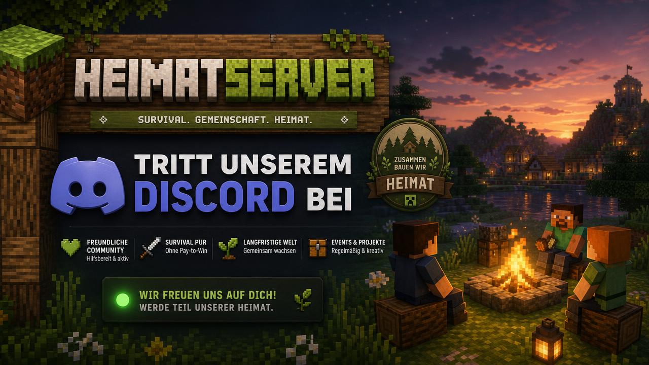 Discord-Einladungsbanner der Heimatserver Community